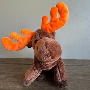 Vintage 1999 Ty Beanie Buddies Collection Chocolate Moose Plush‎